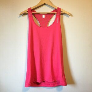 Reebok Play Dry Hot Pink Racerback Mesh Workout Tank Top